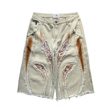 Load image into Gallery viewer, Saloon Jean Shorts Khaki (ft. Kevin Mejia)