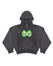 Load image into Gallery viewer, Duo Crisis Hoodie Faded Black