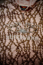 Load image into Gallery viewer, Moses Snake Thorn Zip Up Hoodie Pink Salt