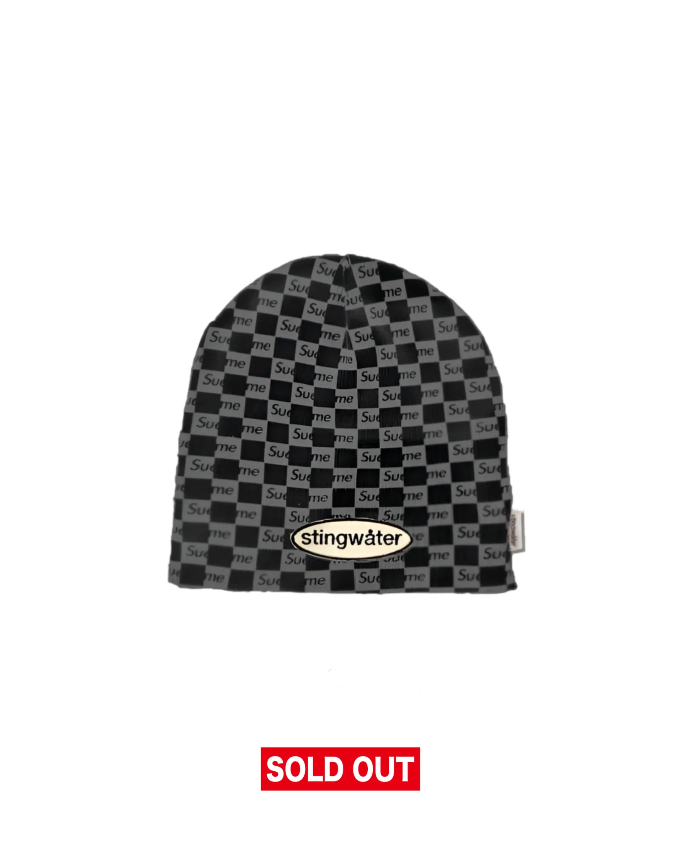 Sue Me Beanie Black/Grey – stingwater