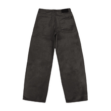 Load image into Gallery viewer, Vegan Suede Double Knee Twill Pants Black