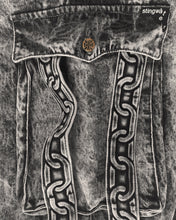 Load image into Gallery viewer, Red Sea Cargo Denim Shorts Black (Chained)