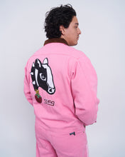 Load image into Gallery viewer, Cow Head Work Jacket Pink