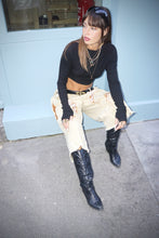 Load image into Gallery viewer, Saloon Jean Shorts Khaki (ft. Kevin Mejia)