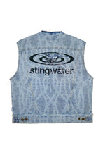 Load image into Gallery viewer, Moto Denim Vest Unchained Vintage Blue