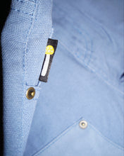 Load image into Gallery viewer, Vegan Suede Double Knee Canvas Pants Blue