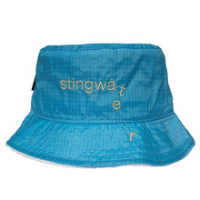 Load image into Gallery viewer, Nylon Melting Logo Crusher Hat Icy Blue