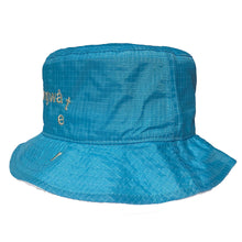 Load image into Gallery viewer, Nylon Melting Logo Crusher Hat Icy Blue