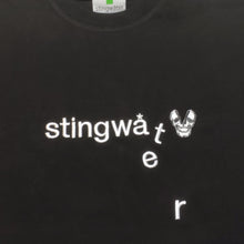 Load image into Gallery viewer, Classic melting logo and skull patch T Shirt Black