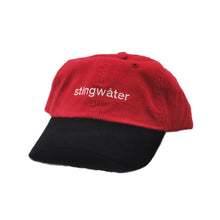 Load image into Gallery viewer, Corduroy/V. Suede Classic Logo Two Tone Hat Red/Black