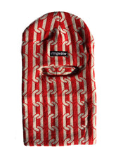 Load image into Gallery viewer, Heavy chain knit balaclava red