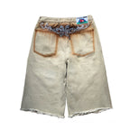 Saloon Jean Shorts Khaki (ft. Kevin Mejia)