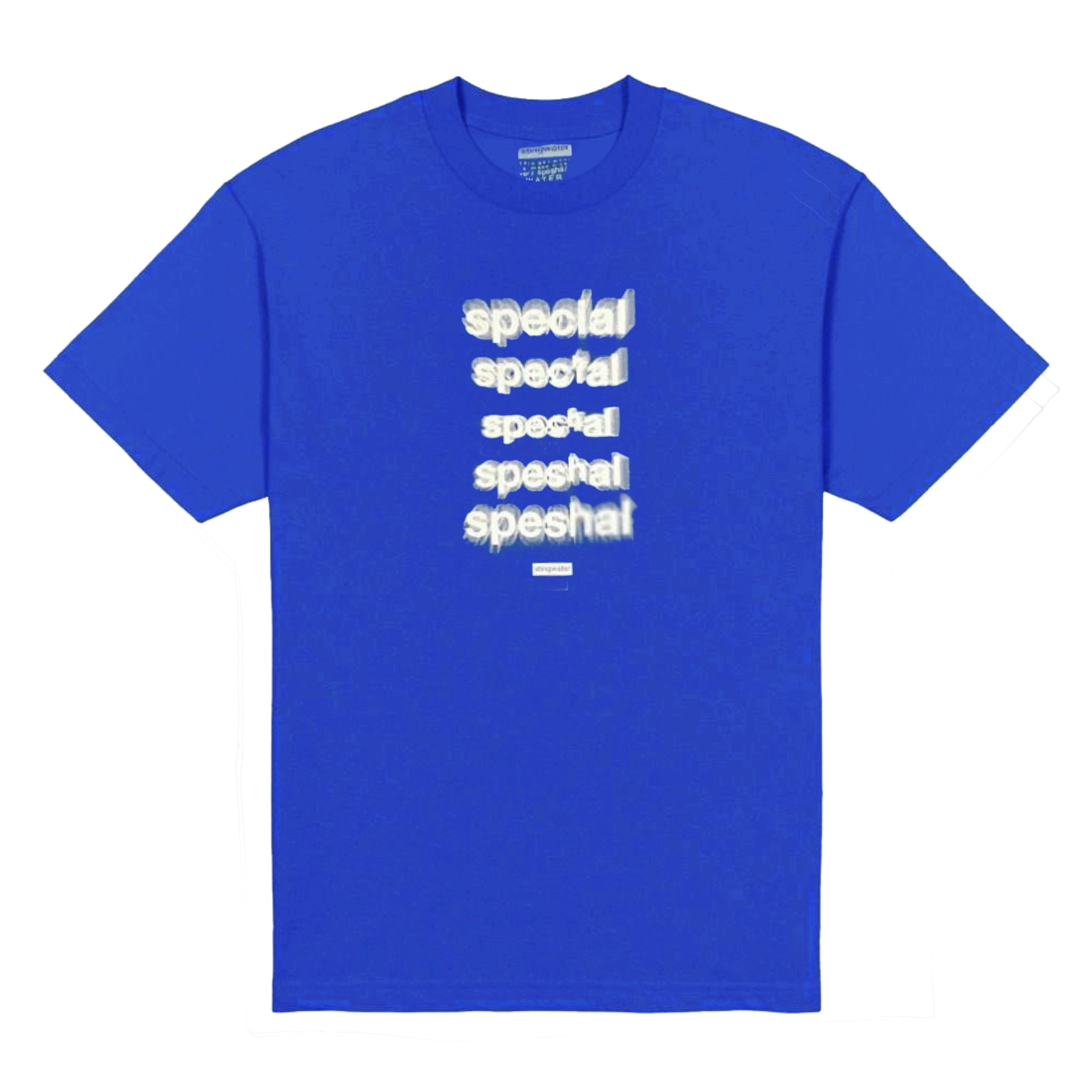 Speshal t shirt royal blue