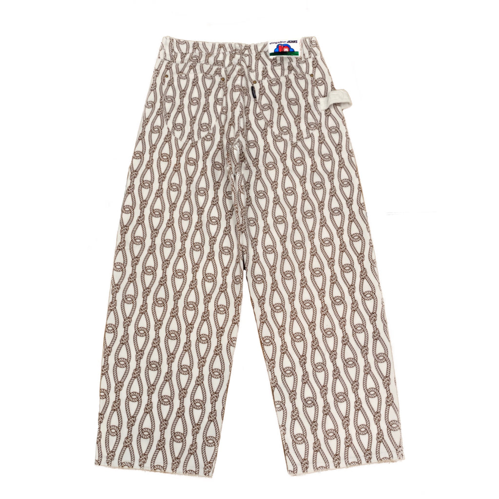 Stingwater rope jeans white