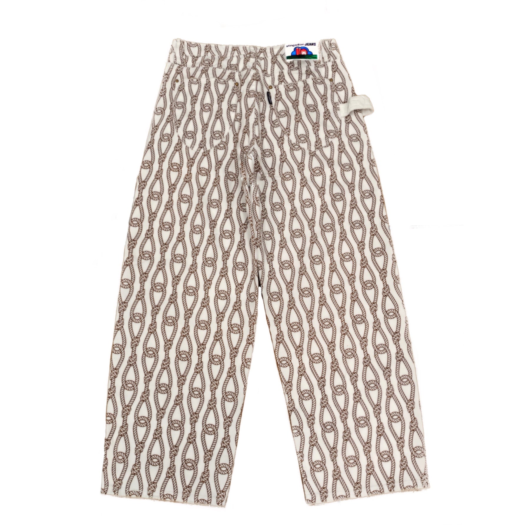 Stingwater rope jeans white