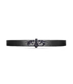 Moses Thin Belt Black Titanium