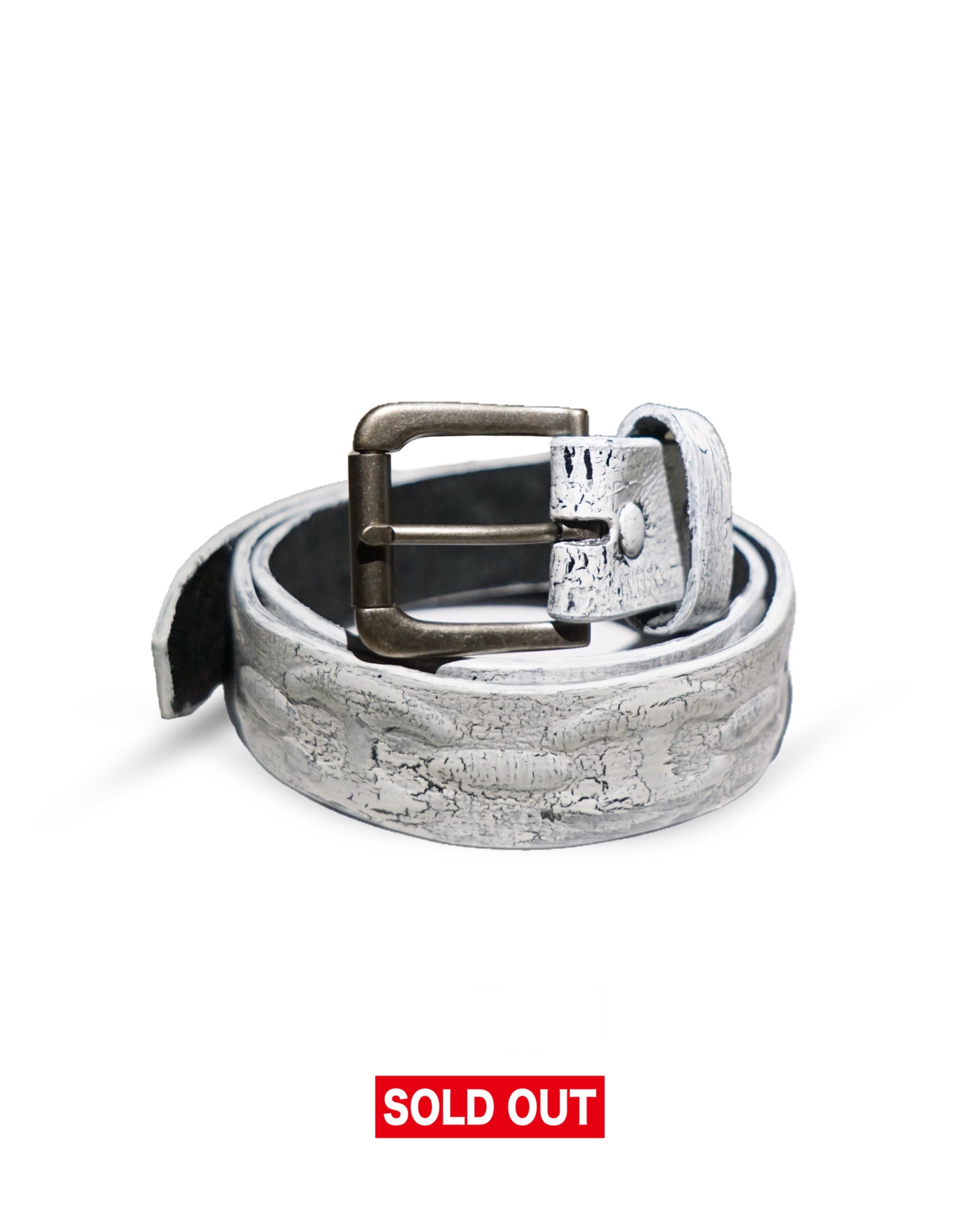 Stingwater Anchor Chain Belt Archival White