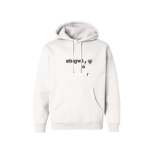 Load image into Gallery viewer, Classic melting logo and skull patch Hoodie White
