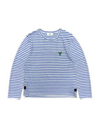 Tomatoe Long Sleeve Striped T-Shirt White/Blue