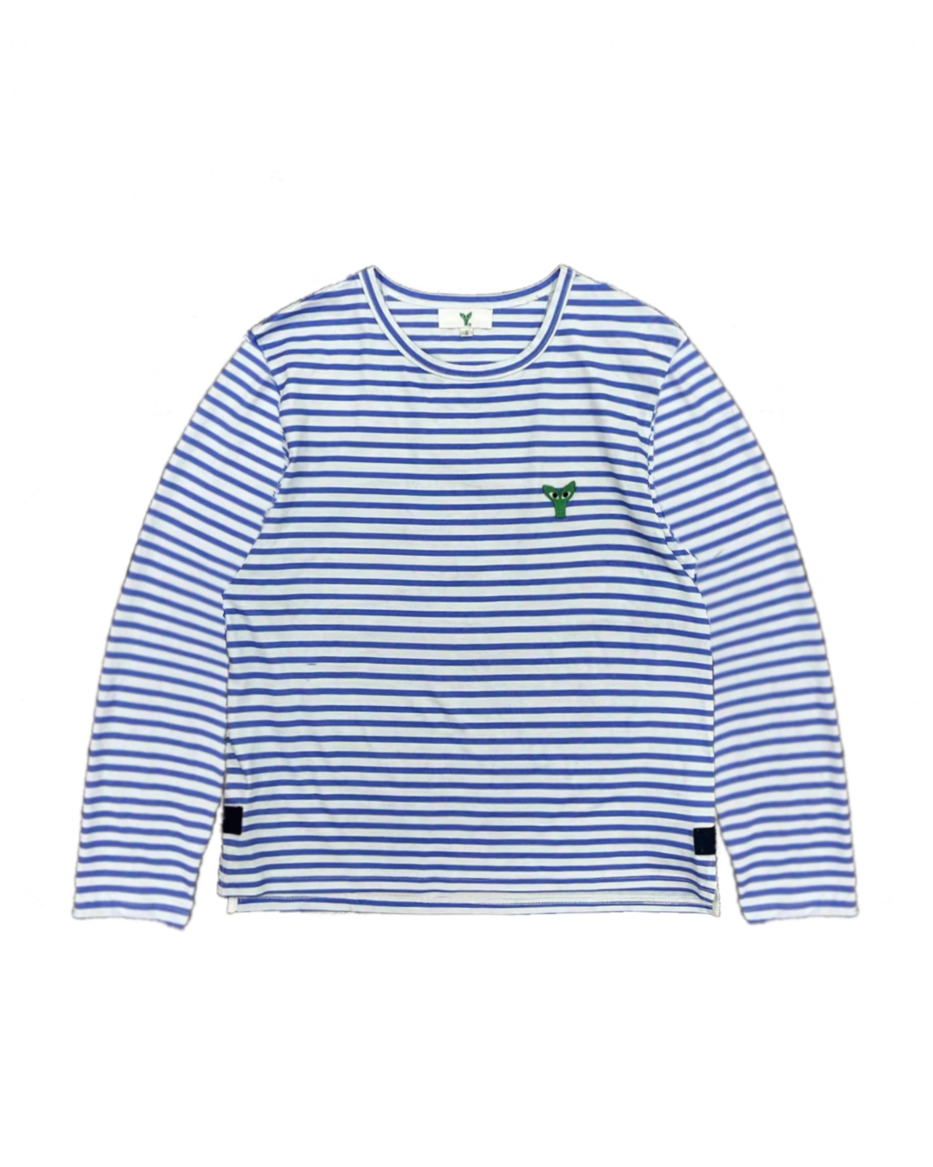 Tomatoe Long Sleeve Striped T-Shirt White/Blue