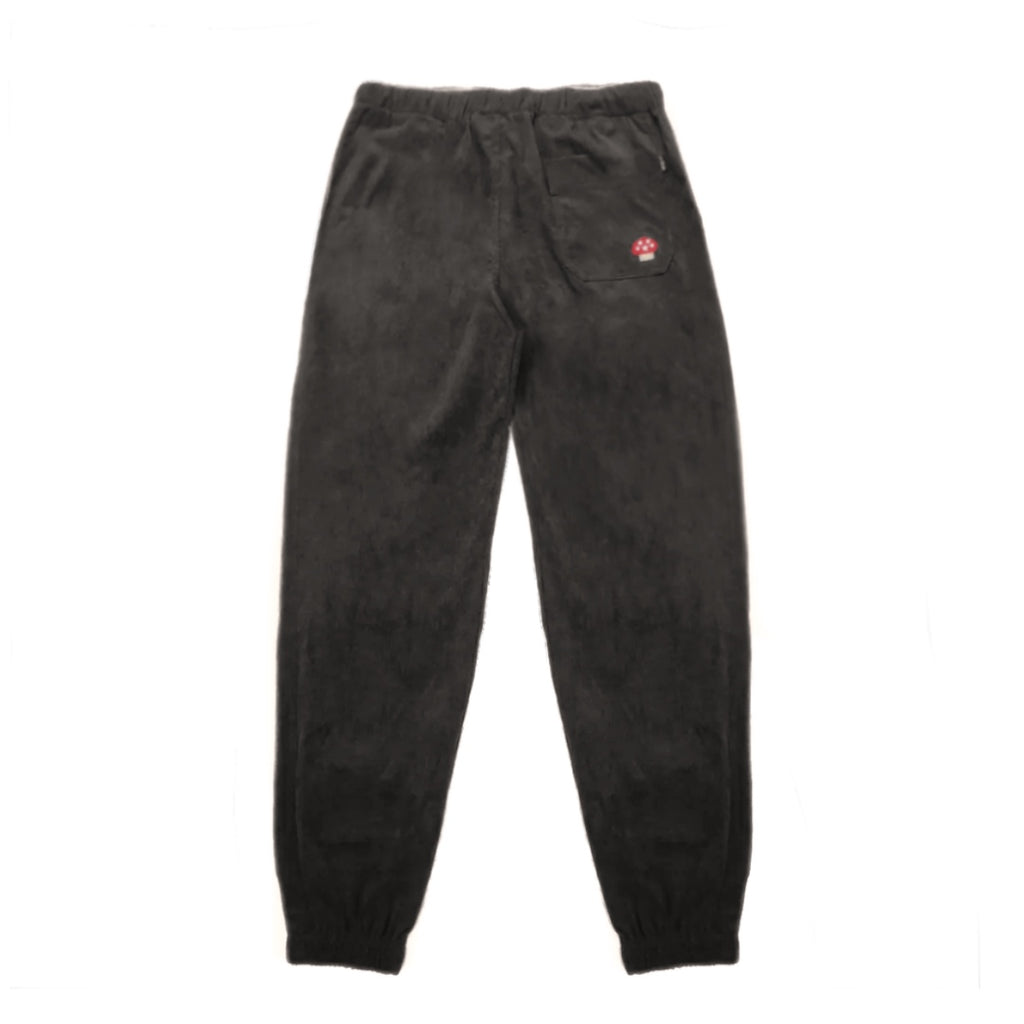 Corduroy Melting logo Sweatpants Black