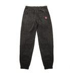 Corduroy Melting logo Sweatpants Black