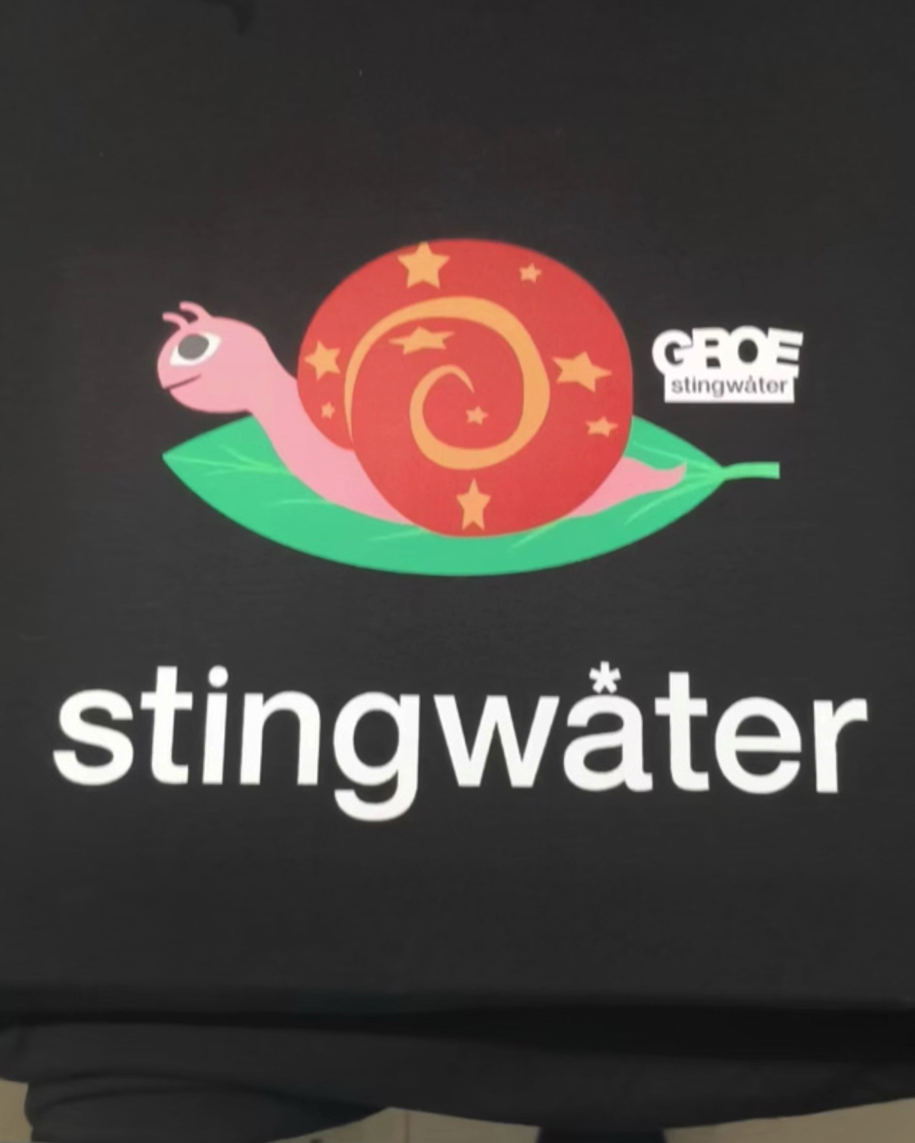 Snail T-Shirt Black