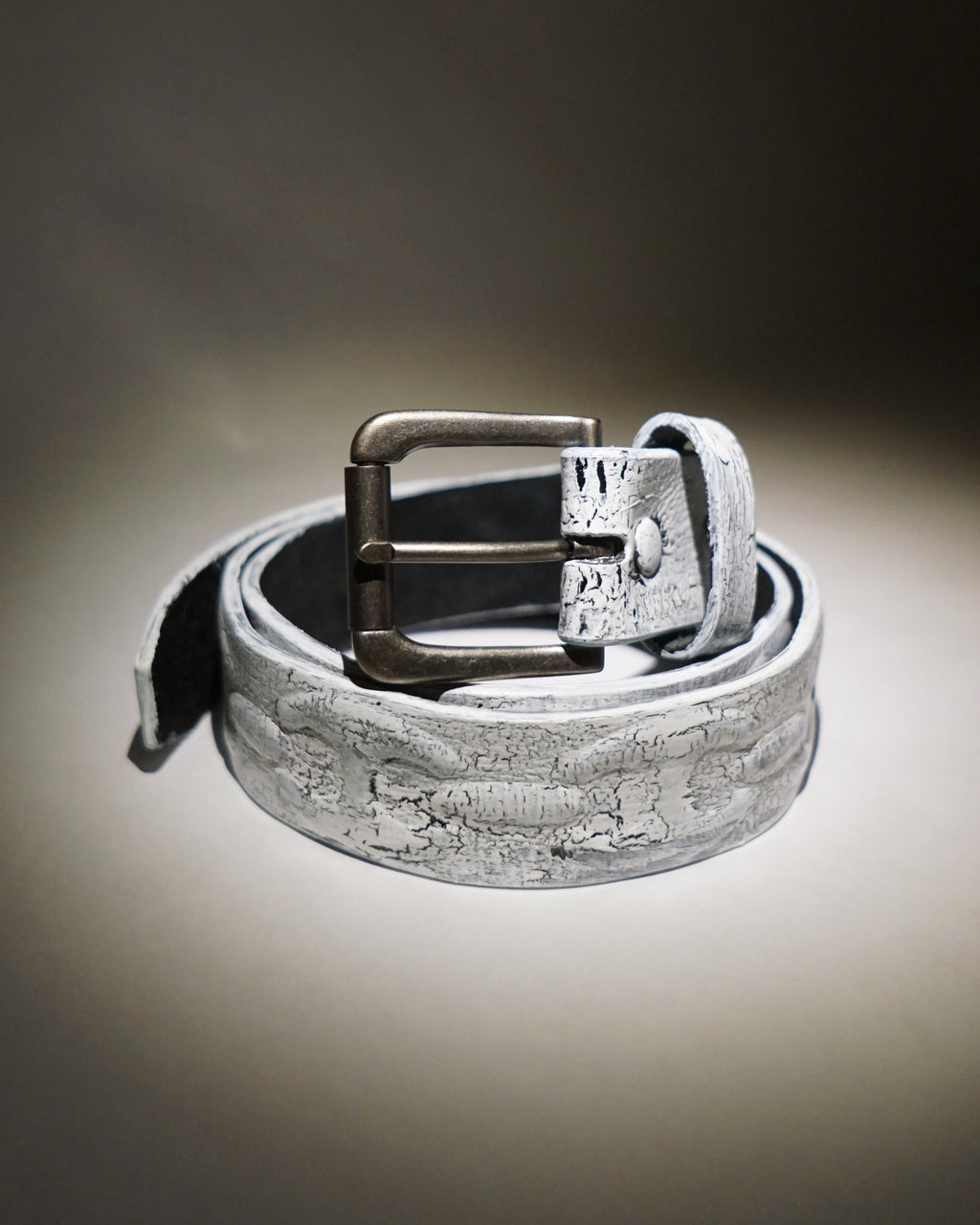 Stingwater Anchor Chain Belt Archival White