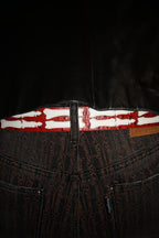 Stingwater Bone Belt Deep Red