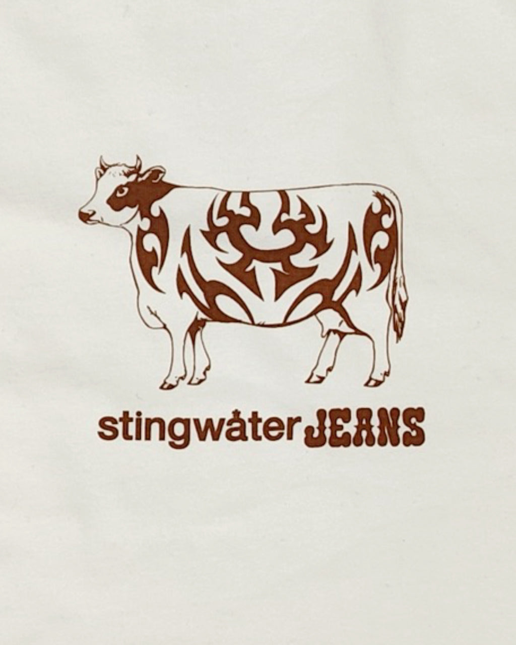 Stingwater Tatted Cow T-Shirt White