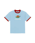 Snail T-Shirt Light Blue Ringer