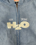 H2O Zip Up Hoodie Acid Navy