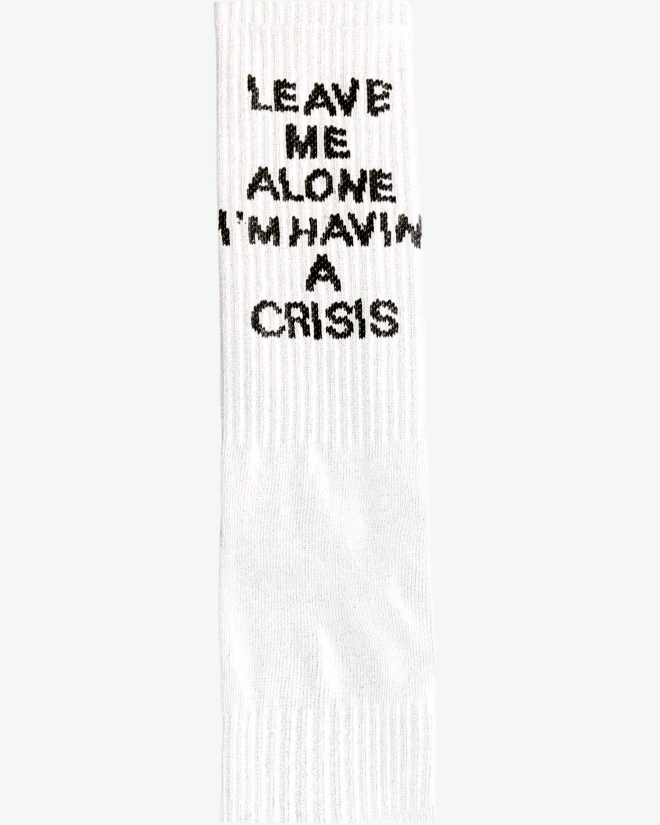 Crisis Sock White