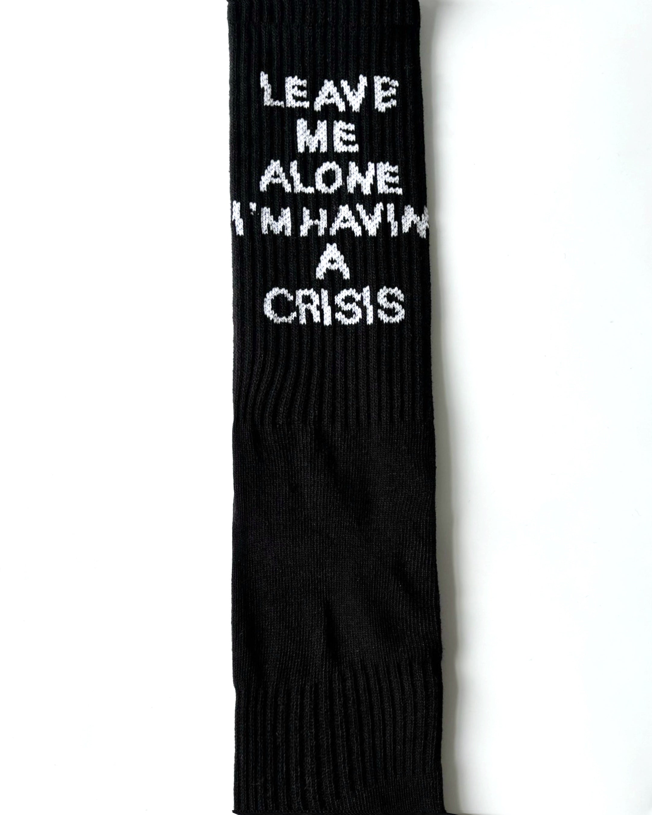 Crisis Sock Black