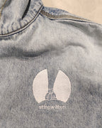 Kowboy Denim Zip Up Hoodie Vintage Blue