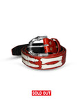 Stingwater Bone Belt Deep Red