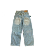 Script Double Knee Jeans Acid Blue