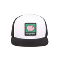 Piggy Bank Trucker Hat Black/White