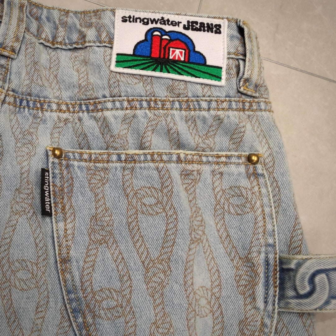 Stingwater Jeans Rope Chain vintage blue – stingwater