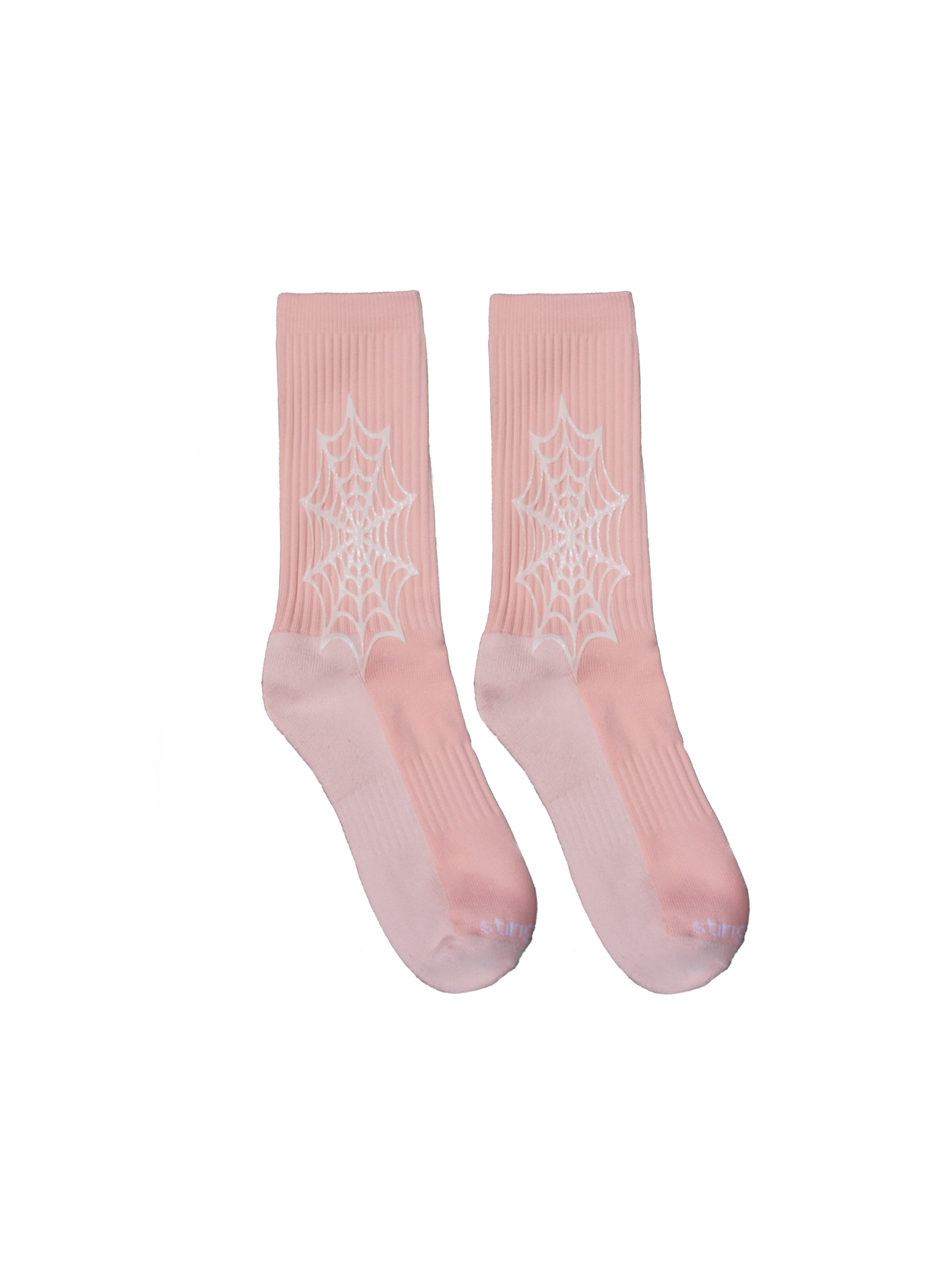 Stingwater Spider Web Socks Pink/Salt