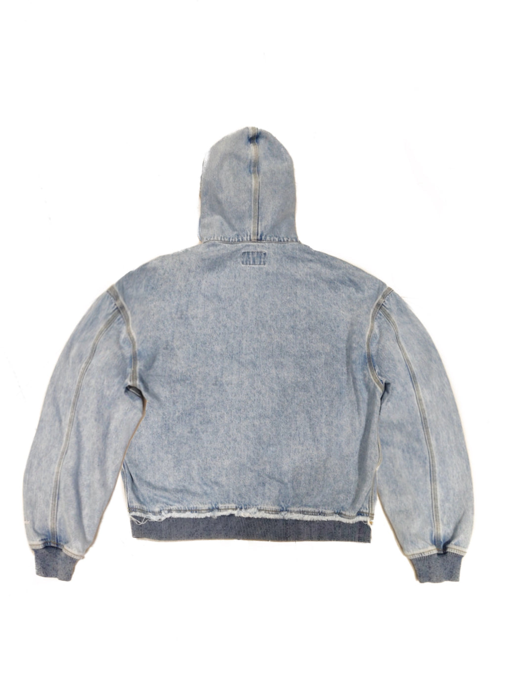 Stingwater Tribal denim zip up hoodie