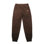 Corduroy Melt logo Sweatpants Brown