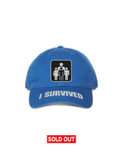 Load image into Gallery viewer, I Survived hat blue

