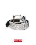 Stingwater Studded Anchor Chain Belt Archival White