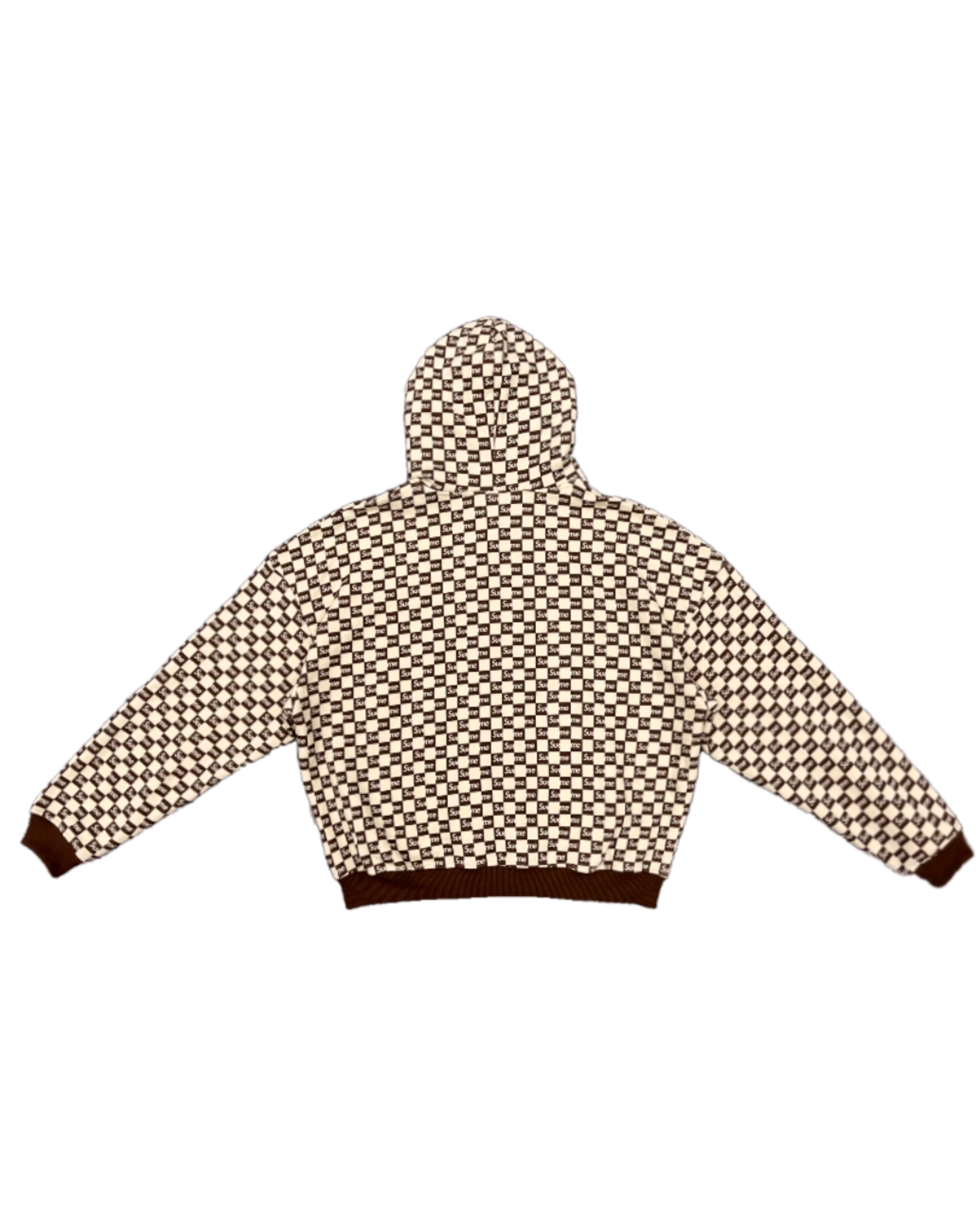 Sue Me Zip Up Hoodie Coffee/Cream