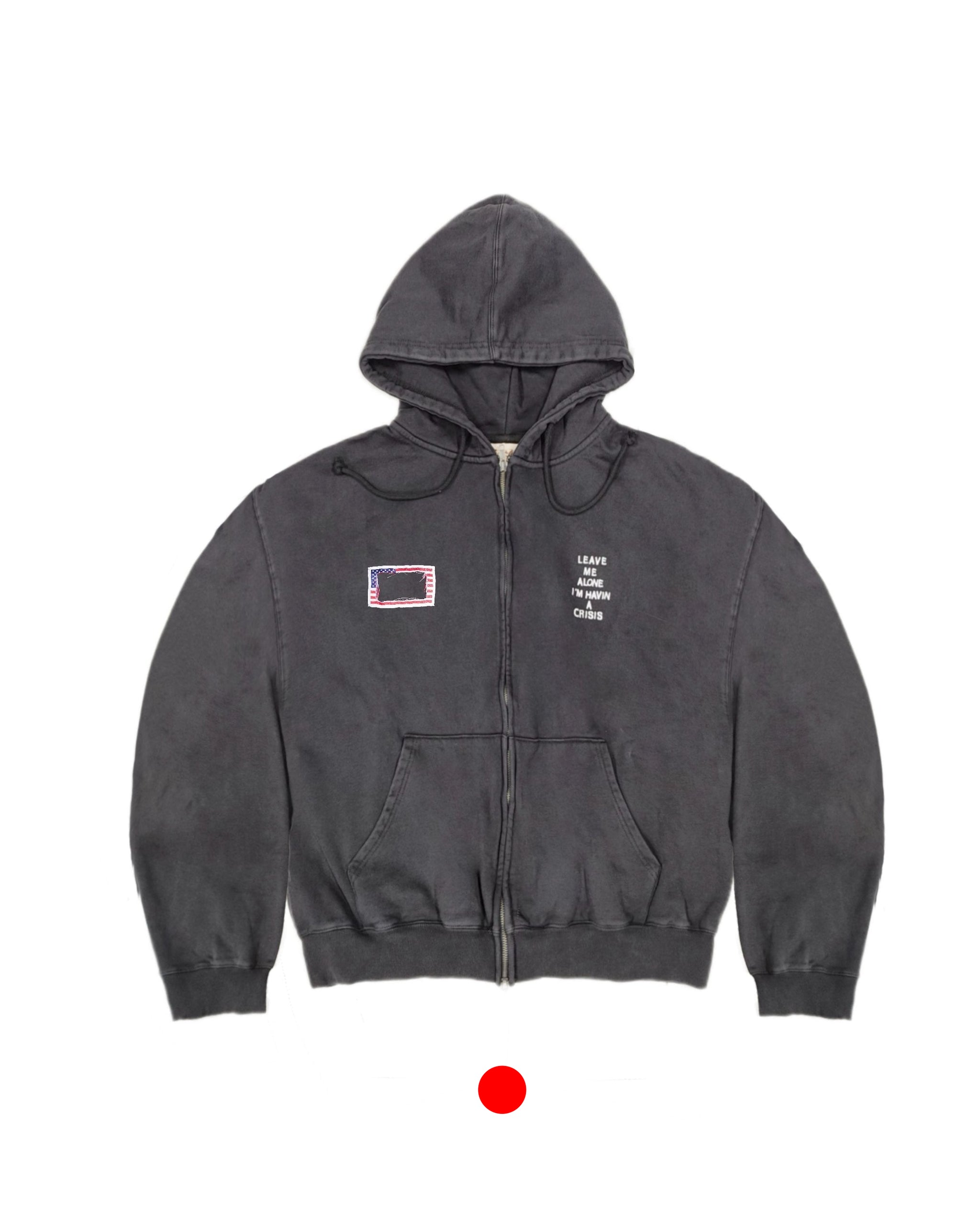 Enter the Void Zip Up Hoodie Faded Black – stingwater