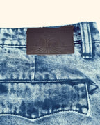 Red Sea Cargo Denim Shorts (Chained) Blue