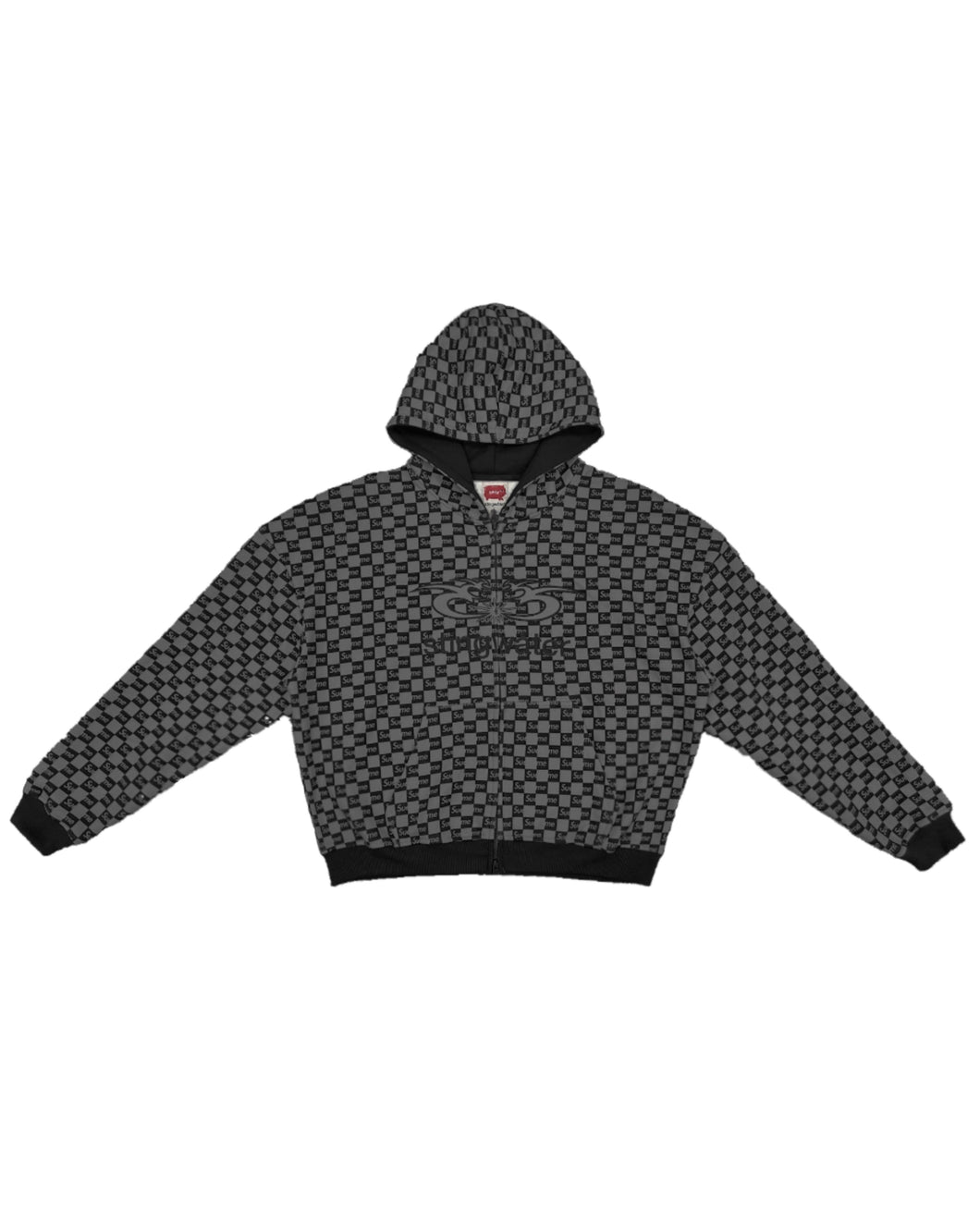 Judicial Zip Up Hoodie Black/Metal