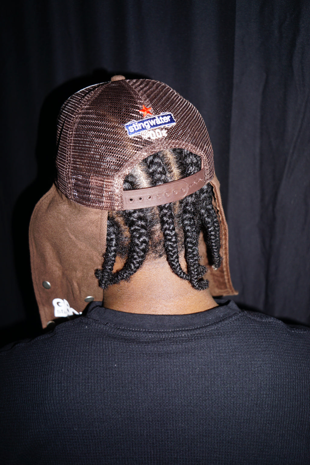 Arabic Trucker Hat Brown