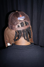 Arabic Trucker Hat Brown